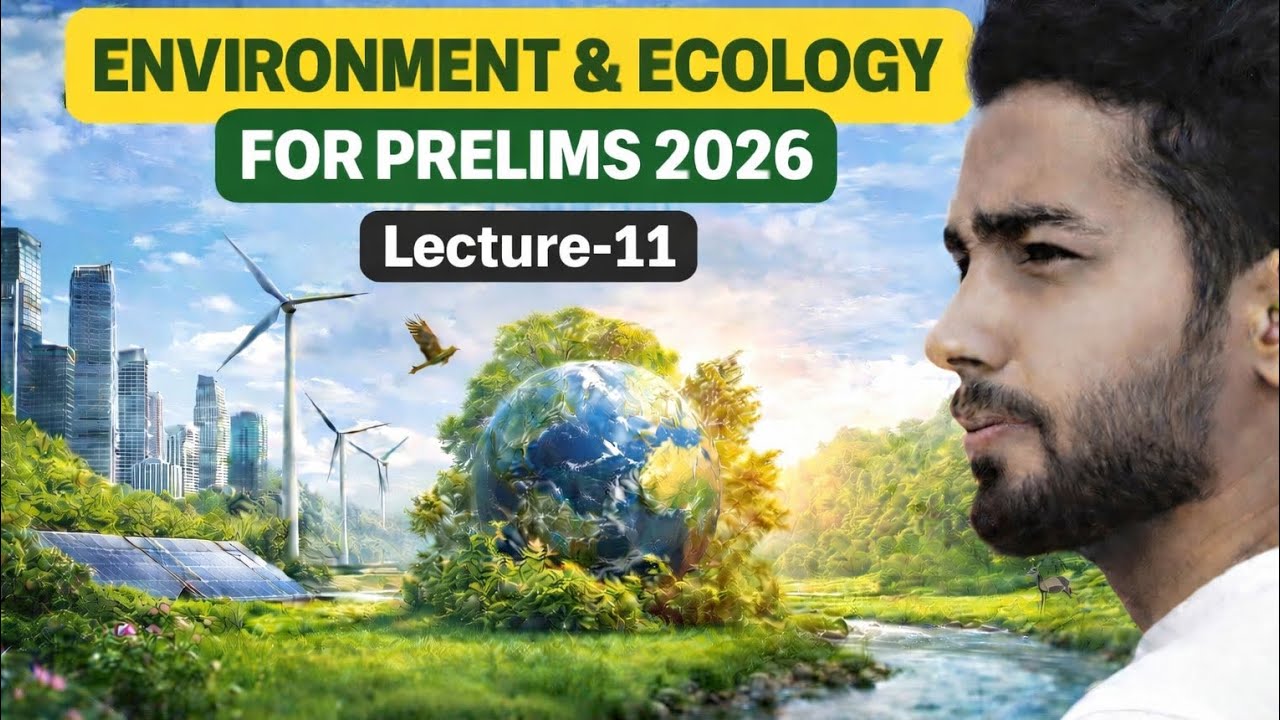 ENVIRONMENT & ECOLOGY | LEC-11 | UPSC 2026