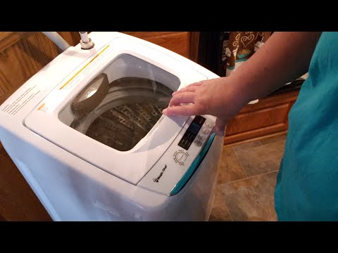 Doing Laundry In The RV with Magic Chef Washer And Dryer! 