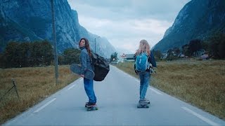 Downhill skateboarding in spectalular landscapes - Ishtar X Tussilago