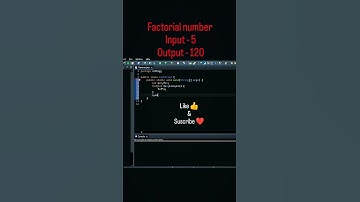 How to get any number factorial in through java? #coding #javacode #coder #java #programming