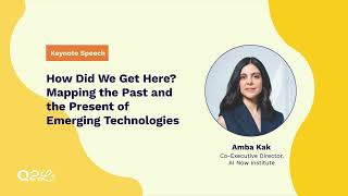 Mapeando el pasado y el presente de las tecnologías emergentes | Amba Kak | Segundo trimestre de ... screenshot 3