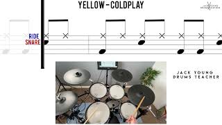 Yellow Coldplay Hard Beginner Version