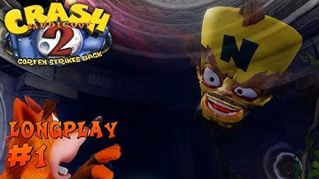 Crash Bandicoot 2 | N. Sane Trilogy Longplay - Warp Room 1 [1/2] (Part 1 / 16)