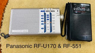 2 chiếc radio Panasonic RF-U170 & RF-551