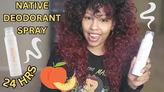 TRIED IT for 24 Hours - NATIVE DEODORANT SPRAY REVIEW | Natural Deodorant Hygiene Must Have??