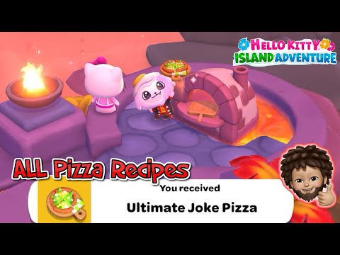 Hello Kitty Island Adventure - ALL the Pizza Recipes