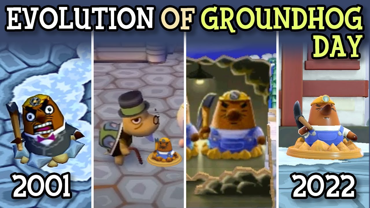Evolution of GROUNDHOG DAY in Animal Crossing YouTube