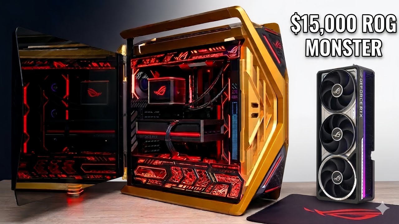 DREAM ROG MONSTER $15,000 GAMING PC SETUP 2026! | AMD R9 9950X3D + RTX 5090 | GR701