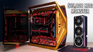 DREAM ROG MONSTER $15,000 GAMING PC SETUP 2026! | AMD R9 9950X3D   RTX 5090 | GR701