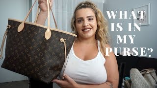 what's in my purse  2019 | Louis Vuitton never full mm