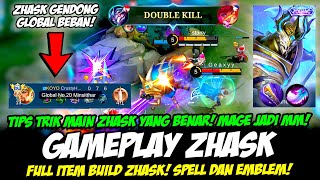 INI CARA MAIN ZHASK TERBARU❗ ITEM & BUILD ZHASK TERSAKIT 2023❗ TUTORIAL & GAMEPLAY ZHASK ZODIAC SKIN screenshot 1