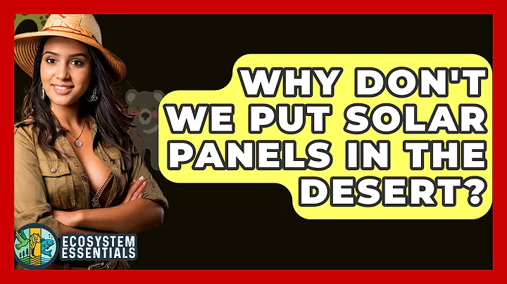Why Don't We Put Solar Panels In The Desert? - Ecosystem Essentials