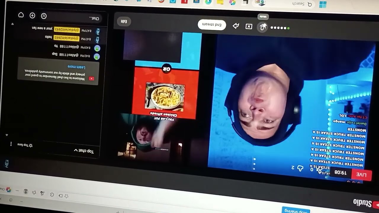 Krystal mom gone at it!