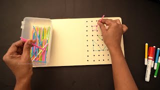 DOT to DOT Activity for Kids DIY Board GAME to Improve Kids Concentration