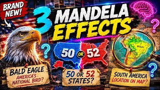 😱 3 BRAND NEW Mandela Effects... #unitedstates 
