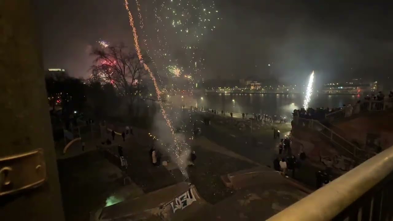 ドイツ🇩🇪フランクフルトの年越し花火2025-2026