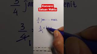 Konversi satuan waktu  #trikcepatmatematika #trikmatematikacepat #matematikamudah #matematikaseru
