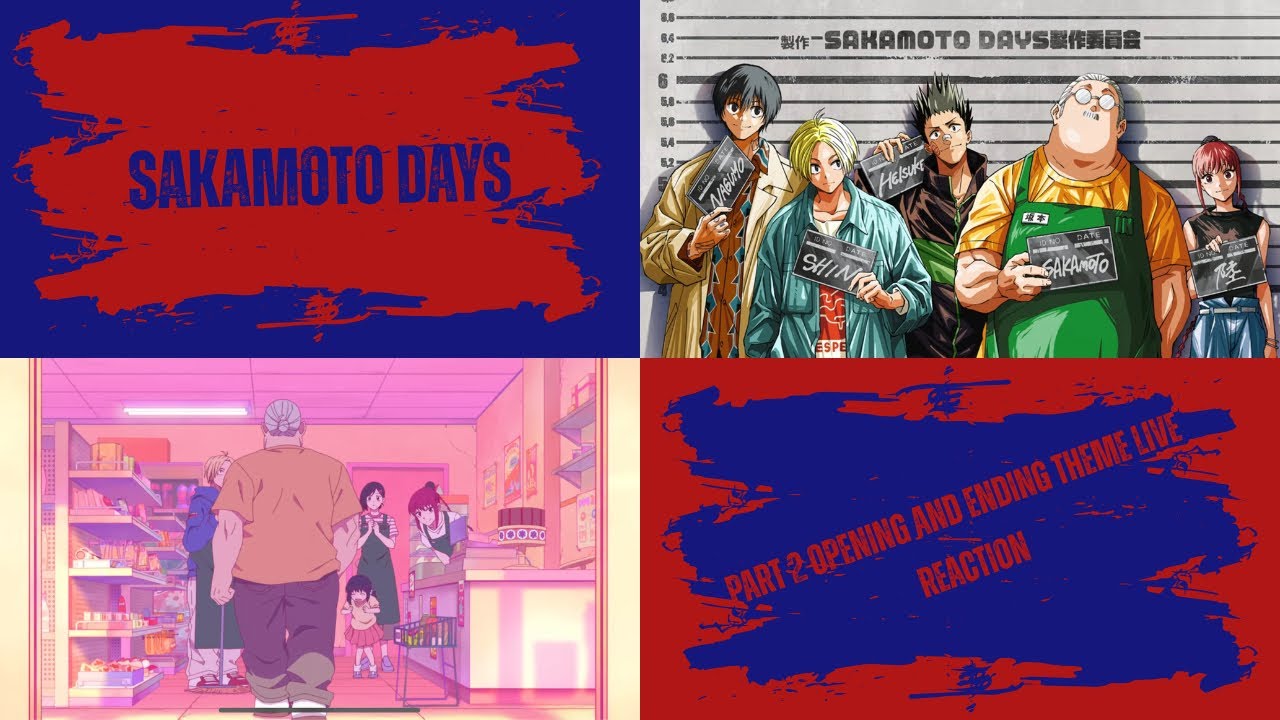 Sakamoto Days Part Two Opening and Ending Themes Live Reaction