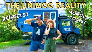 The TRUTH About Living in a 40 Year Old Ex-Military Unimog: Costs, Regrets & How We Afford It