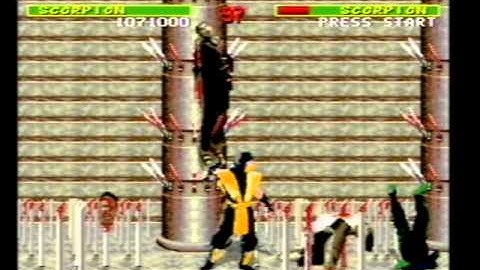 Mortal Kombat 1 On SEGA Mega CD (Scorpion Playthrough) Part 1