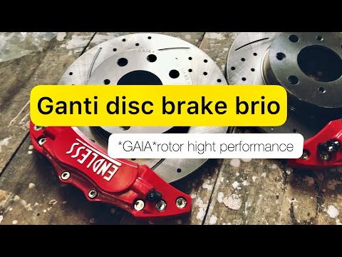 Ganti brake disc GAIA dan pasang cover rem endless aluminium#gaiadiscbrake#rotor