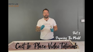 How To Use Our CAST IN PLACE Concrete Mix - Part 2 Preparing The Mould