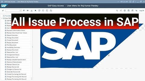 🛑SAP MM module All issue process 