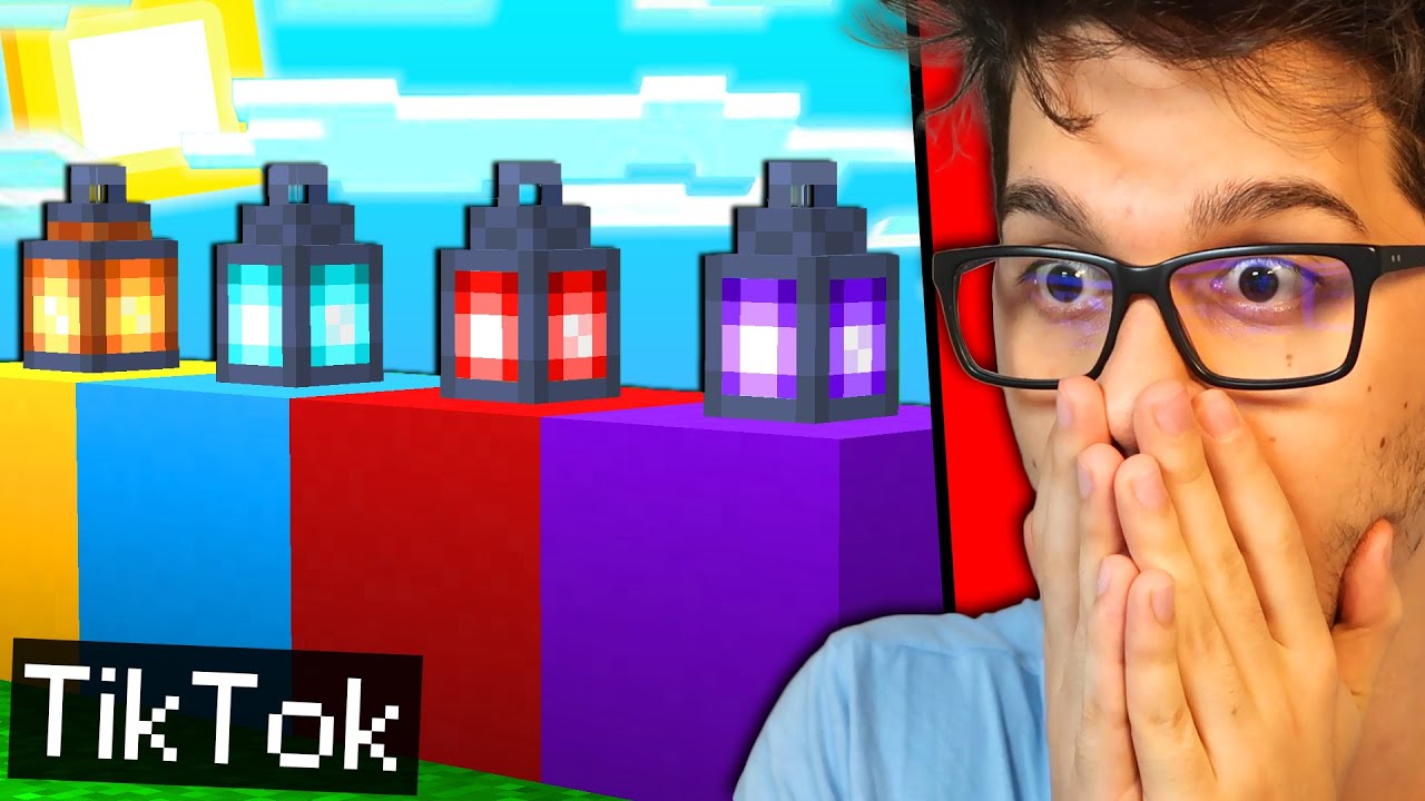 PROVO I TIKTOK PIÙ ASSURDI DI MINECRAFT 1.17 - ITA