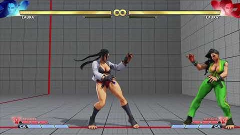 SFV Laura S4: VT1 combo at the corner (2)