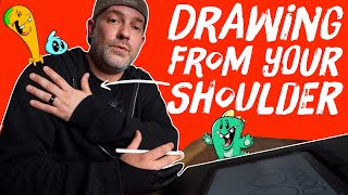 How To Draw From Your Shoulder: My Drawing Technique Revealed!