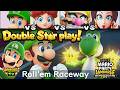 Super Mario Party Jamboree TV Luigi vs Daisy vs Wario vs Pauline in Roll 'em Raceway 2