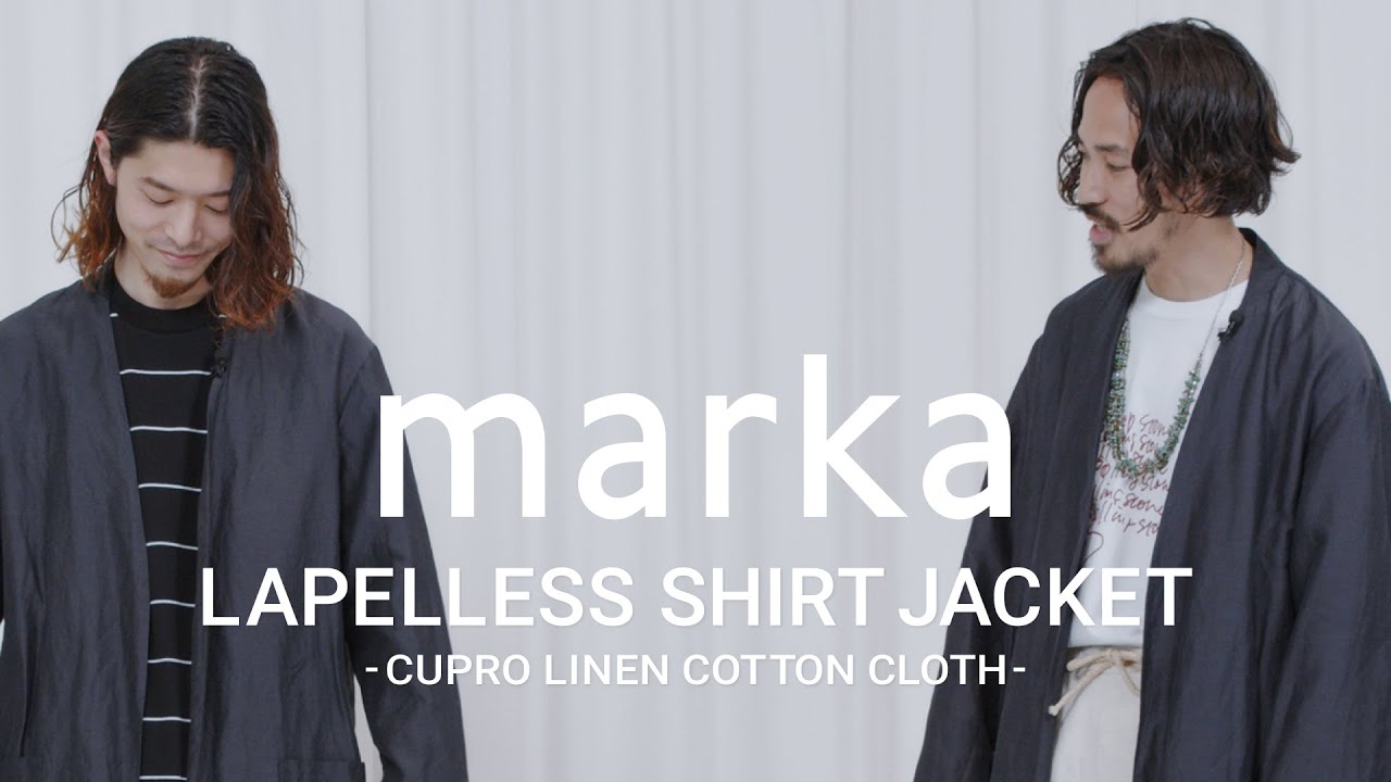 ARKnets別注 marka】気軽に羽織れる上品なシャツジャケット.CORNER
