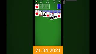 (Mobilityware) Solitaire Daily Challenge 21.04.2021