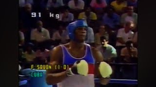 Félix Savón (CUB) vs. Jerry Goff (USA) Cuba-US Duals 1987 (91kg)