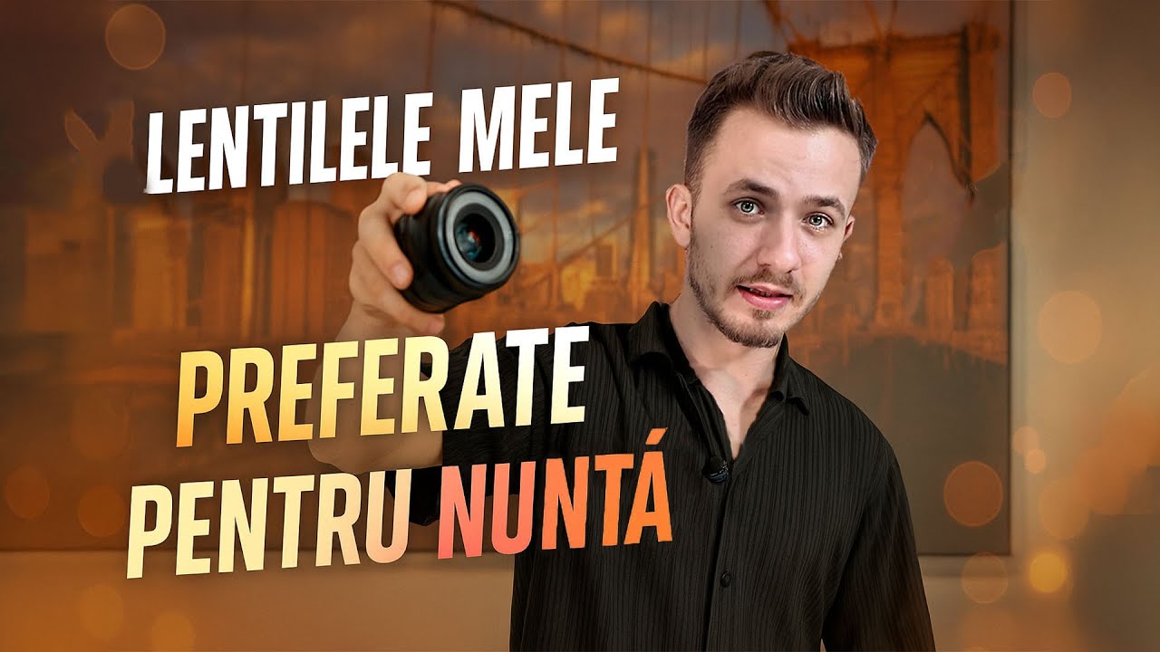 Ce obiective folosesc la FILMAREA UNEI NUNTI?