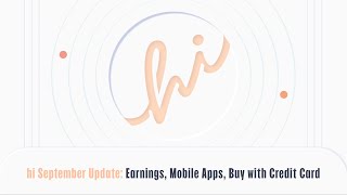 hi September Update: 💰 Earnings 📲  Mobile Apps 💳  Buy with Credit Card screenshot 5