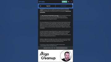 How to Vote on Folks Finance in Algorand Governance Period 10 #FolksFinance #DeFi #Short