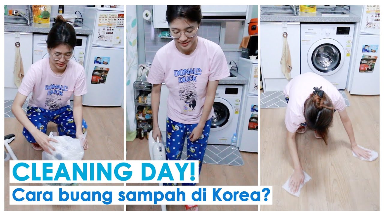 VLOG CLEANING DAY CARA BUANG SAMPAH DI KOREA 
