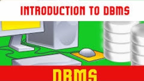 Introduction to DBMS (part-3) 11th information technology