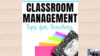 Module 4 Classroom Management
