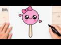 How to Draw a Cute Kawaii Lollipop ????✨ | Easy Cute Digital Illustration