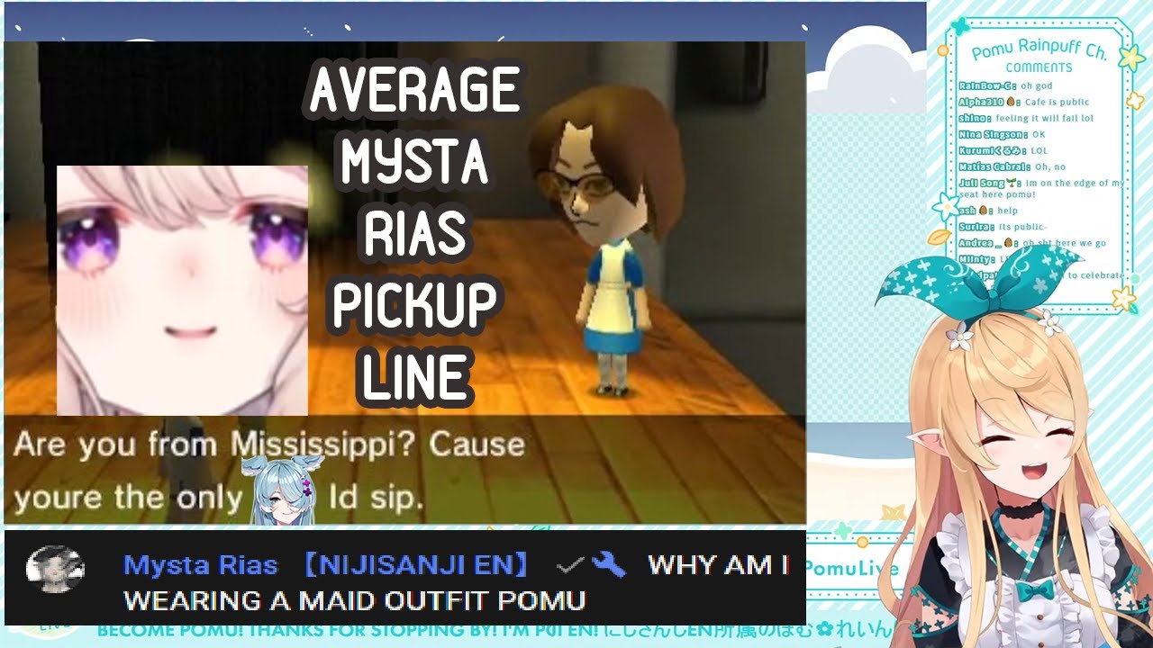 Томодачи Миста влюблен в Энну, Пому заставляет его использовать линию знакомств в Миссисипи【NIJIS...