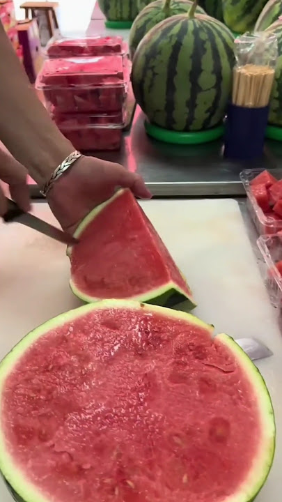 Watermelon Cutting Skills #shorts #skills #fruit