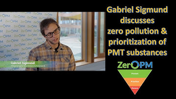 Gabriel Sigmund, from Wageningen University & Research on Zero Pollution and Prioritization
