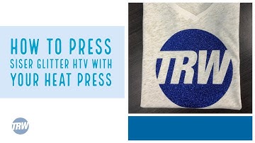 How to Press Siser Glitter HTV With Your Heat Press