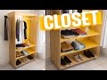 DIY - CLOSET COMPACTO | Reforma Kitnet PARTE 1