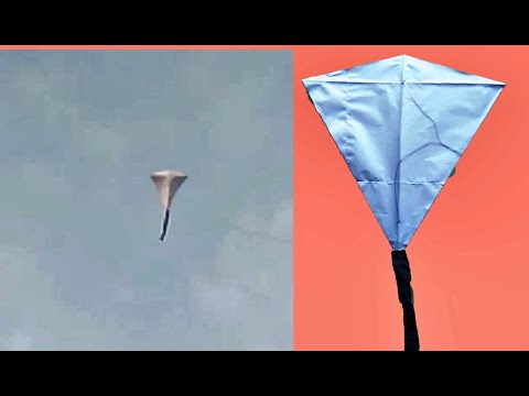 How to make a Malay kite | Diamond kite | Eddy kite |