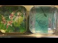 DiY How I used Silver Foil with Decoupage on glass