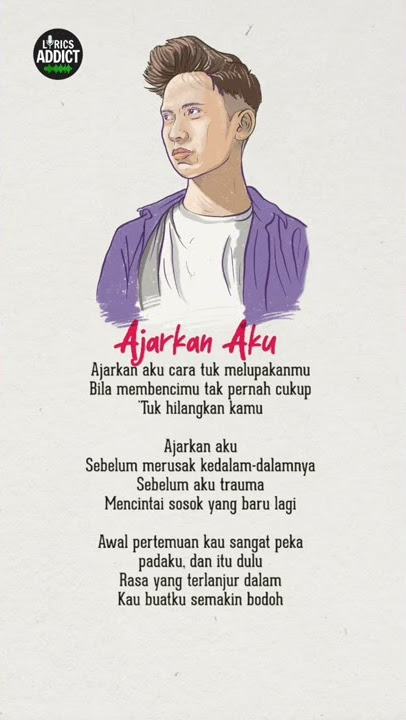 Ajarkan Aku - Arvian Dwi #Shorts Lirik Story WA |  Sebelum Aku Trauma Mencintai Sosok yang Baru Lagi