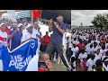 Humble bawumia  npp storms kwahu easter 4 his mega rally displays his dancing moves on stage